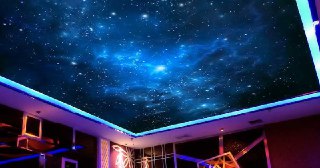 Натяжной потолок звездное небо Новотроицк, цена от 5325 руб.